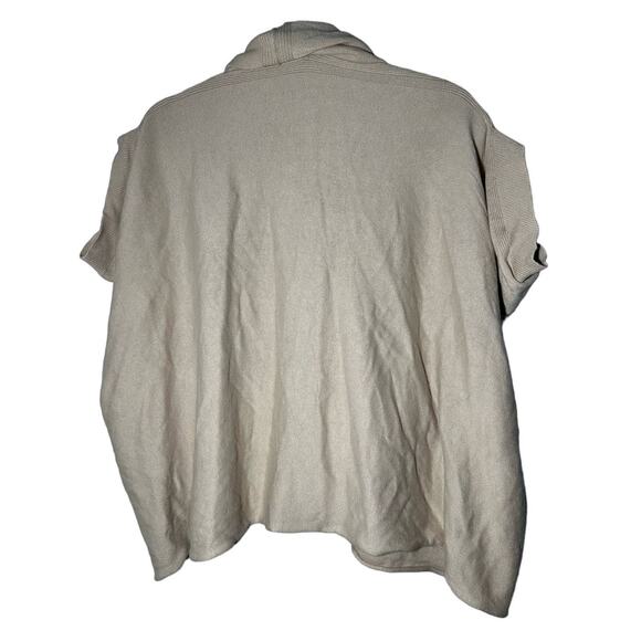 Beryll Tan One Size Cashmere Cardigan Made In USA - Picture 2 of 4